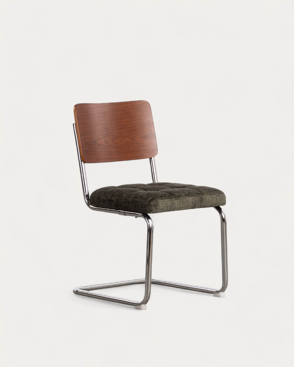Cuba wood and fabric dining chair