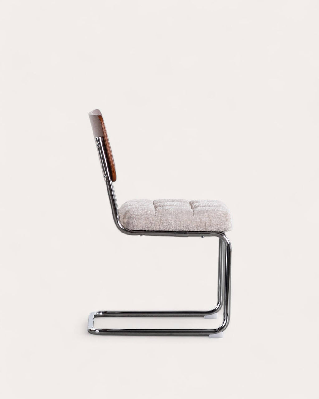 Cuba wood and fabric dining chair