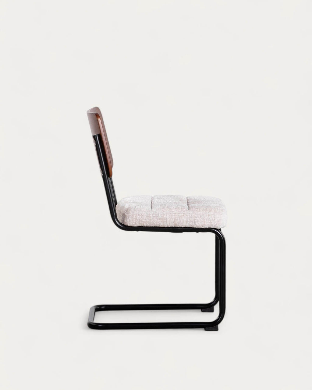 Cuba wood and fabric dining chair