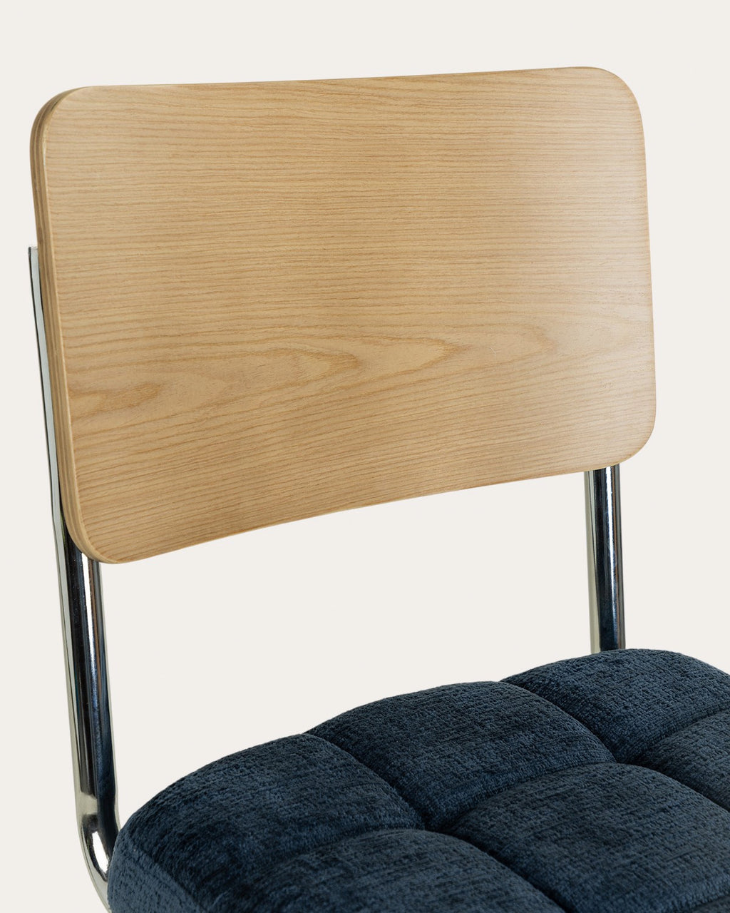 Cuba wood and fabric dining chair