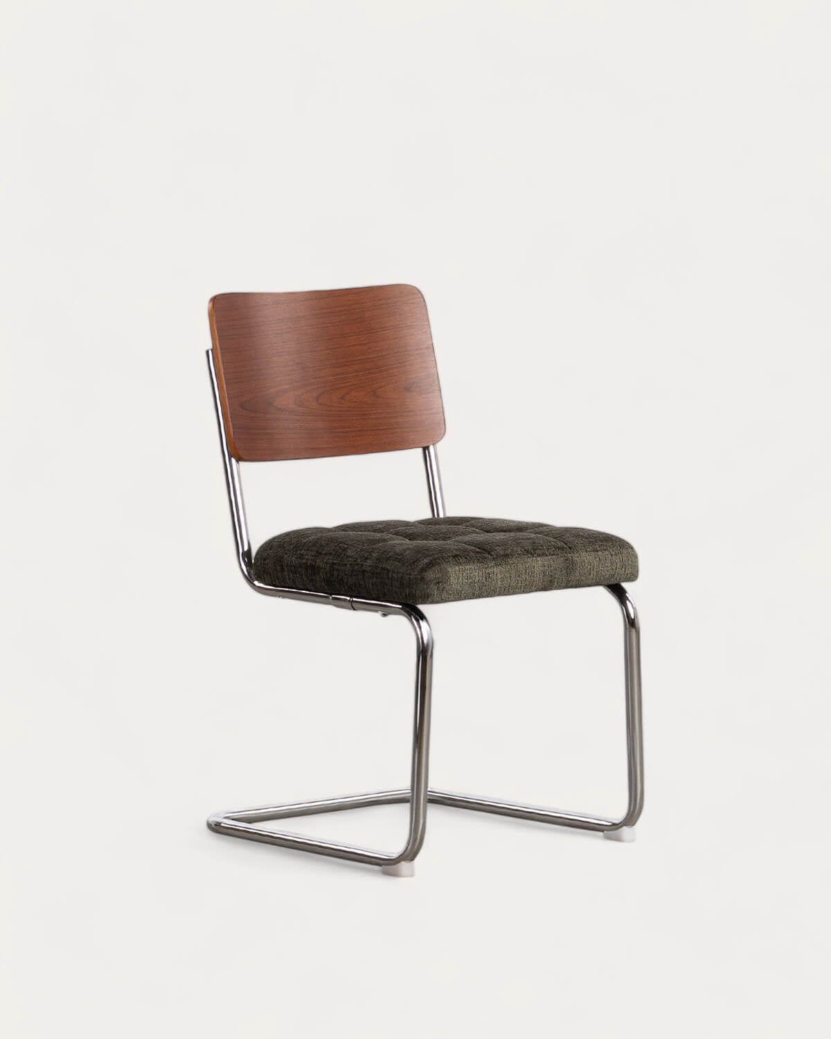 Cuba wood and fabric dining chair