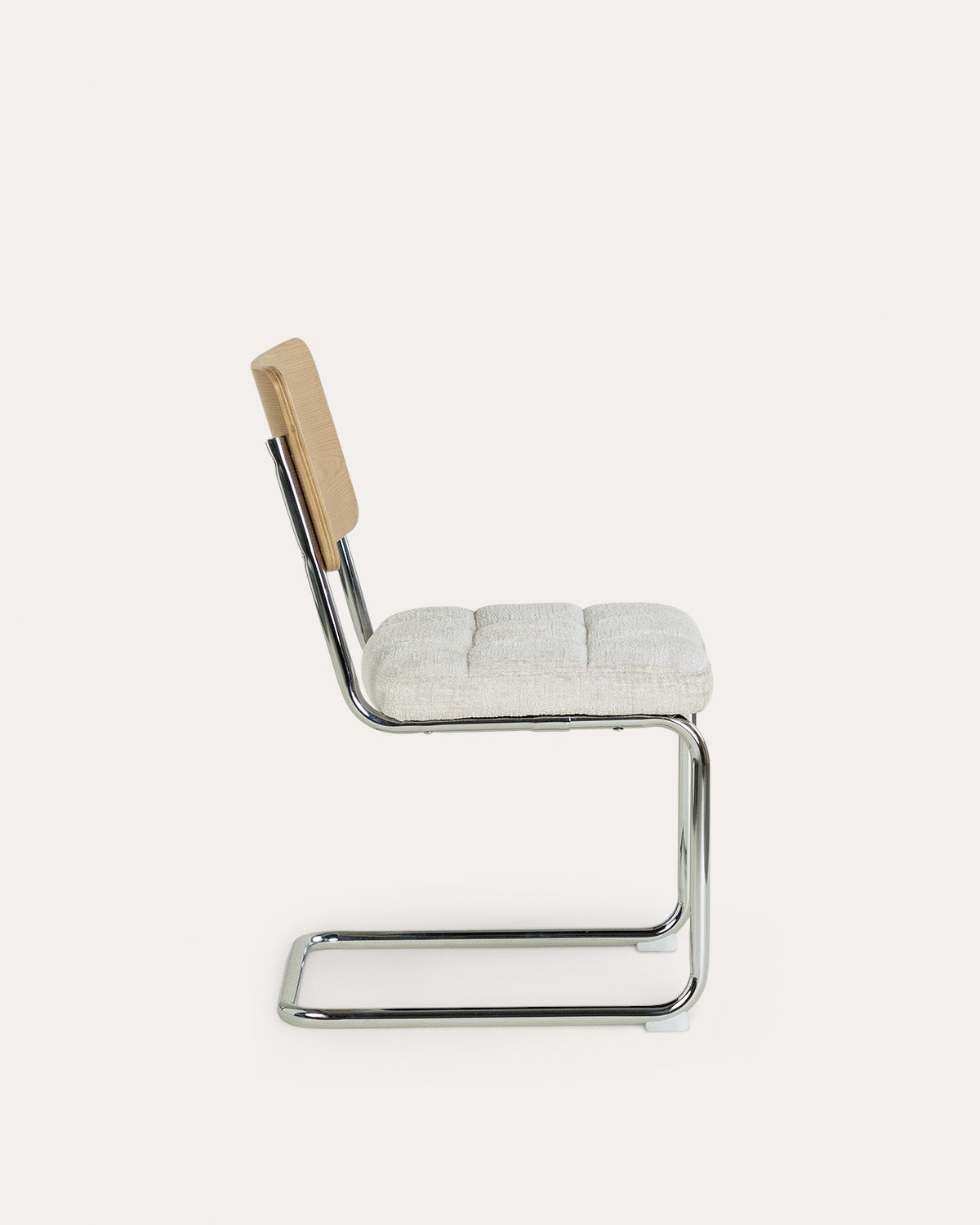 Cuba wood and fabric dining chair