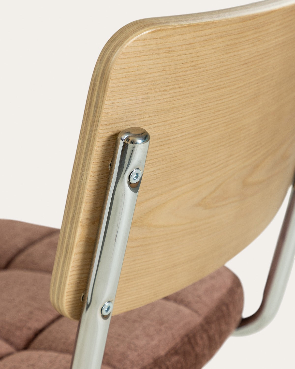 Cuba wood and fabric dining chair