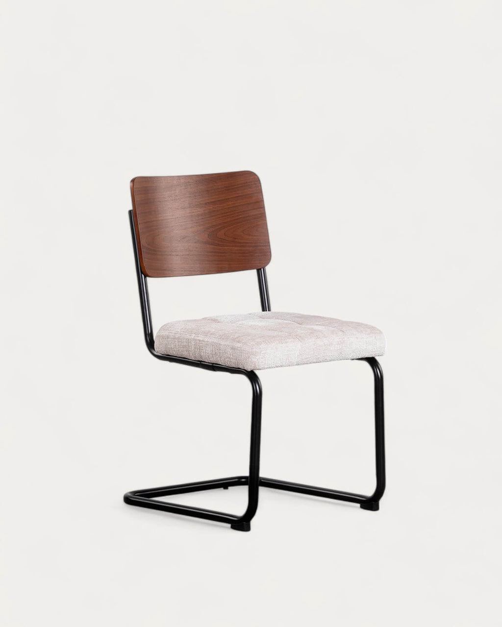 Cuba wood and fabric dining chair