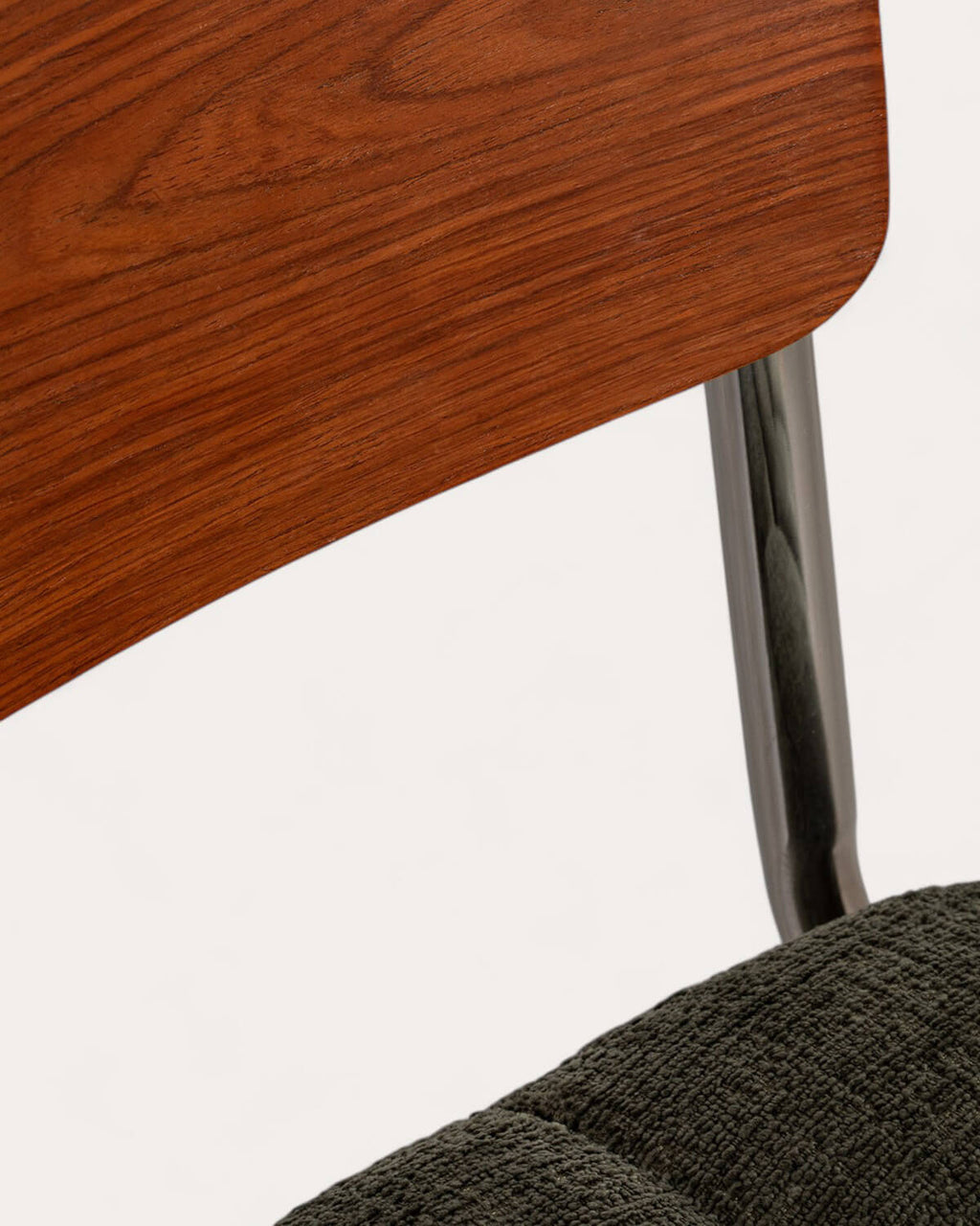 Cuba wood and fabric dining chair