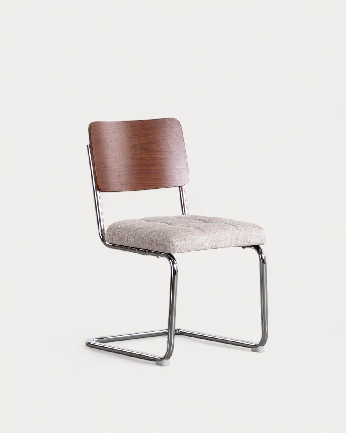 Cuba wood and fabric dining chair