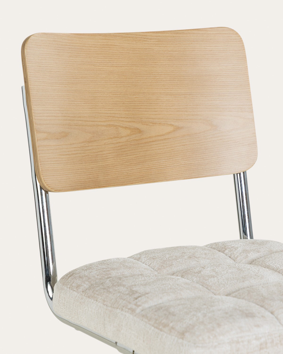 Cuba wood and fabric dining chair
