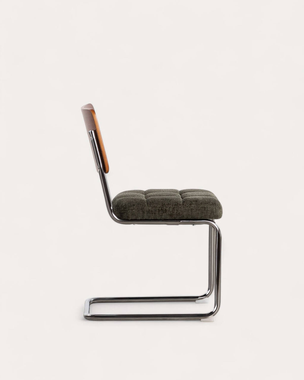 Cuba wood and fabric dining chair