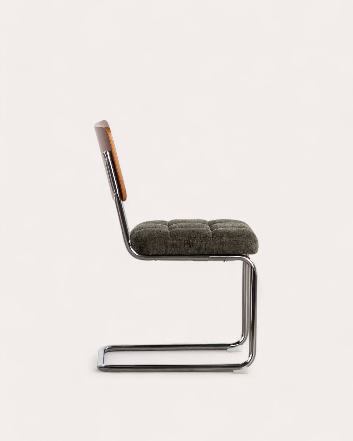 Cuba wood and fabric dining chair