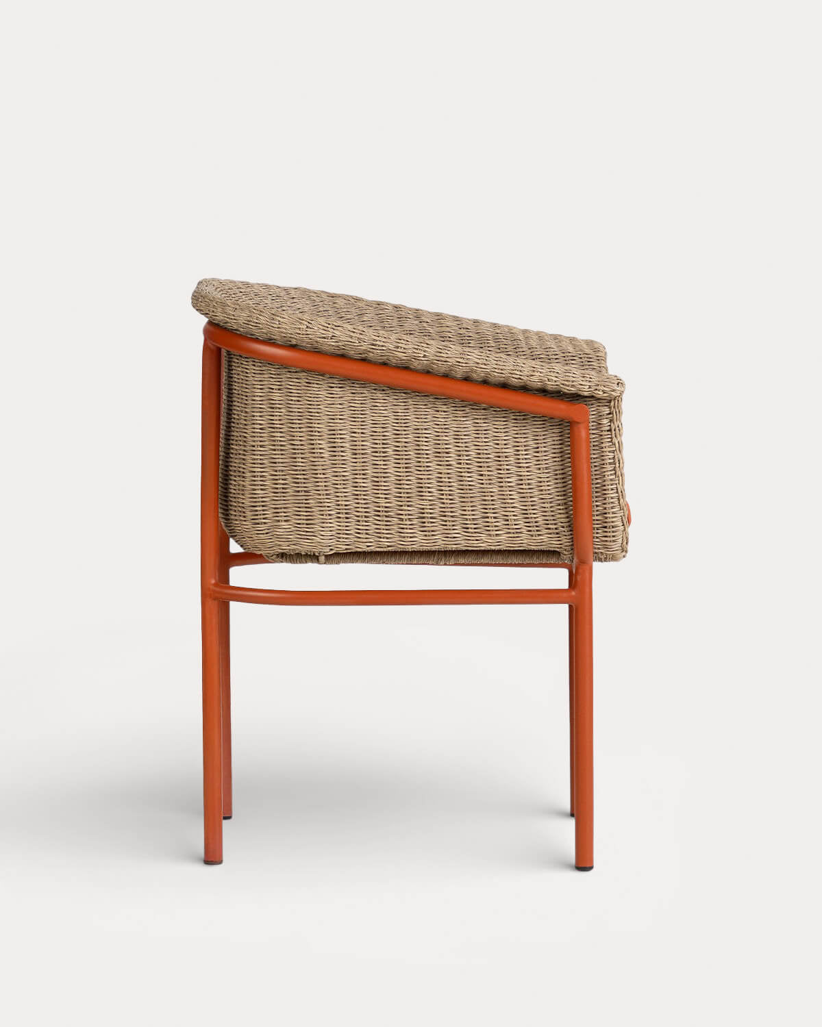 Caitlyn Metal and Rattan Dining Chair