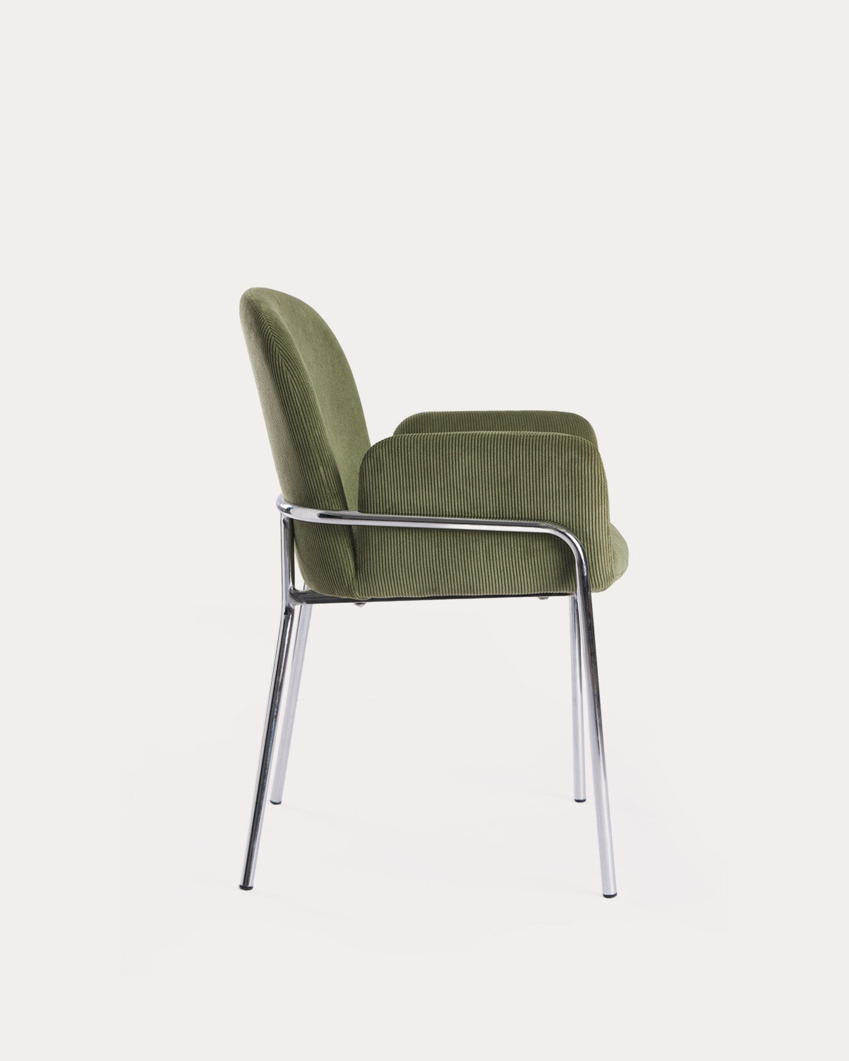 Aragon metal and fabric dining chair