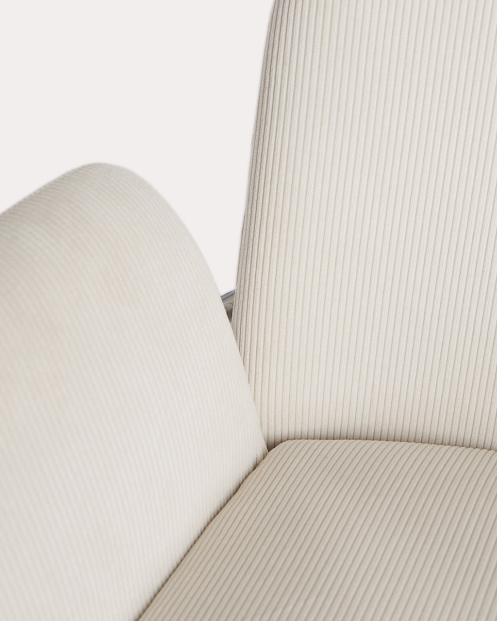 Aragon metal and fabric dining chair