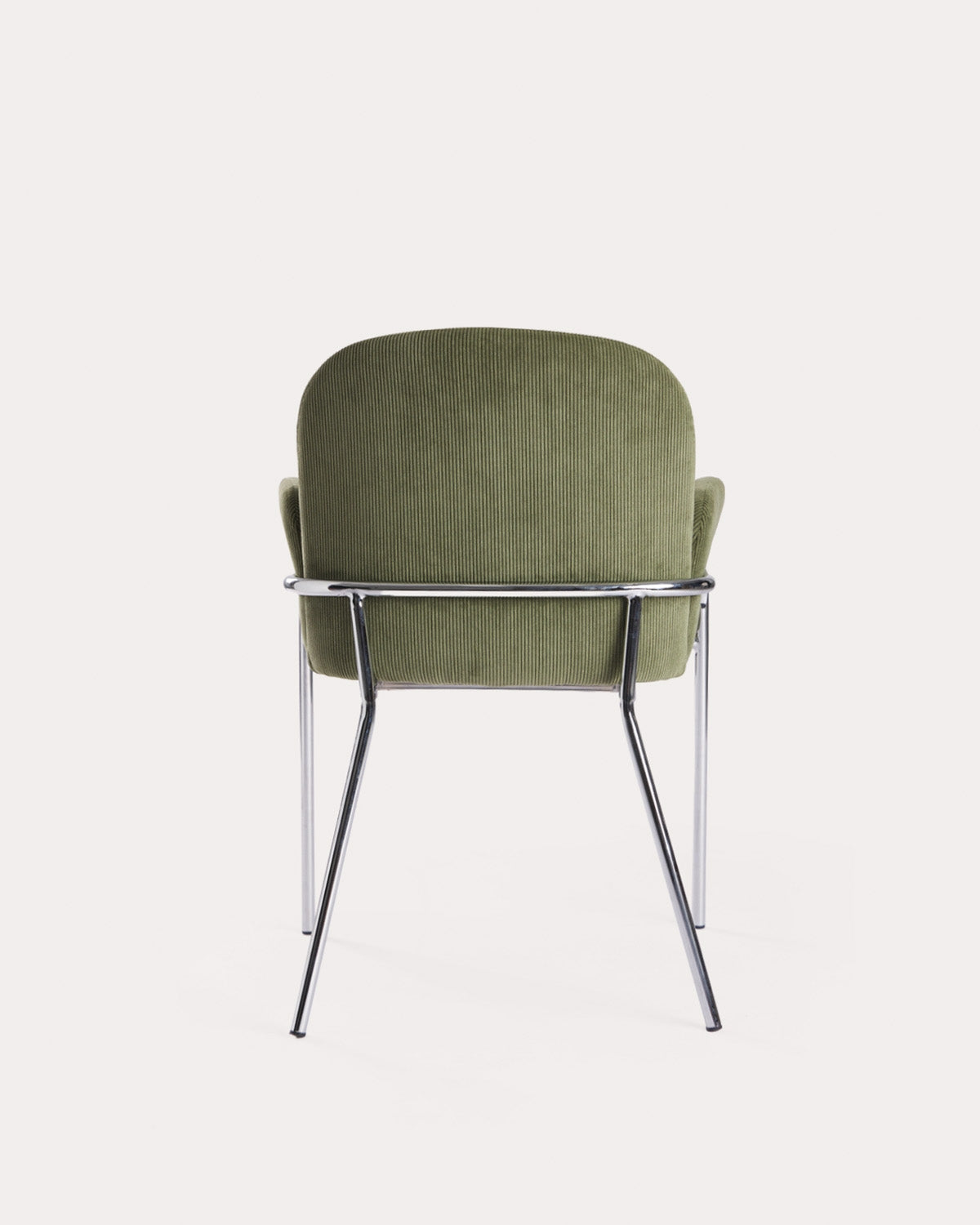Aragon metal and fabric dining chair