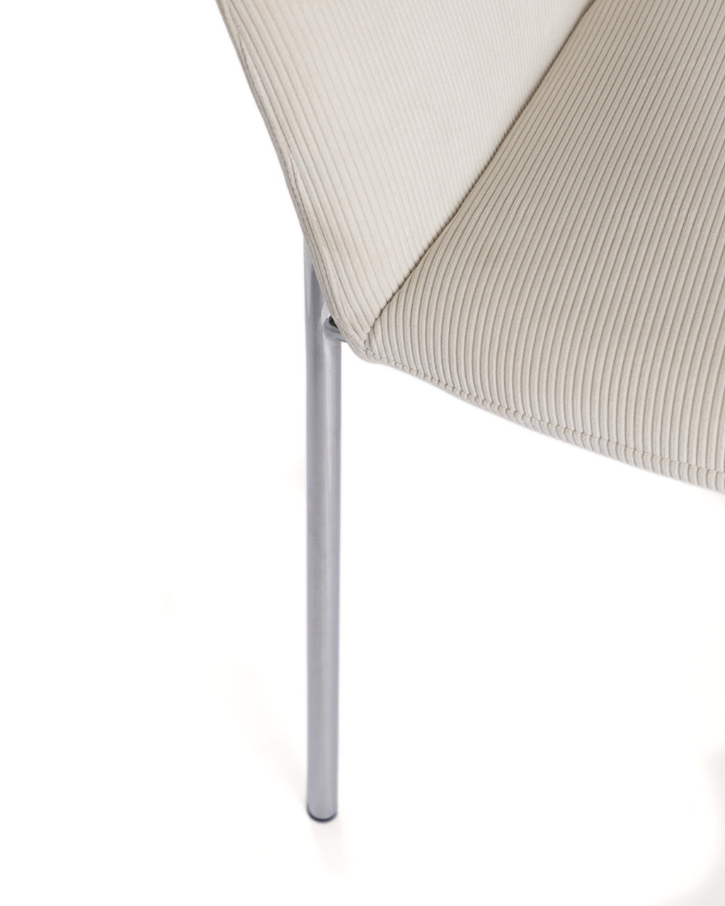 Aragon metal and fabric dining chair