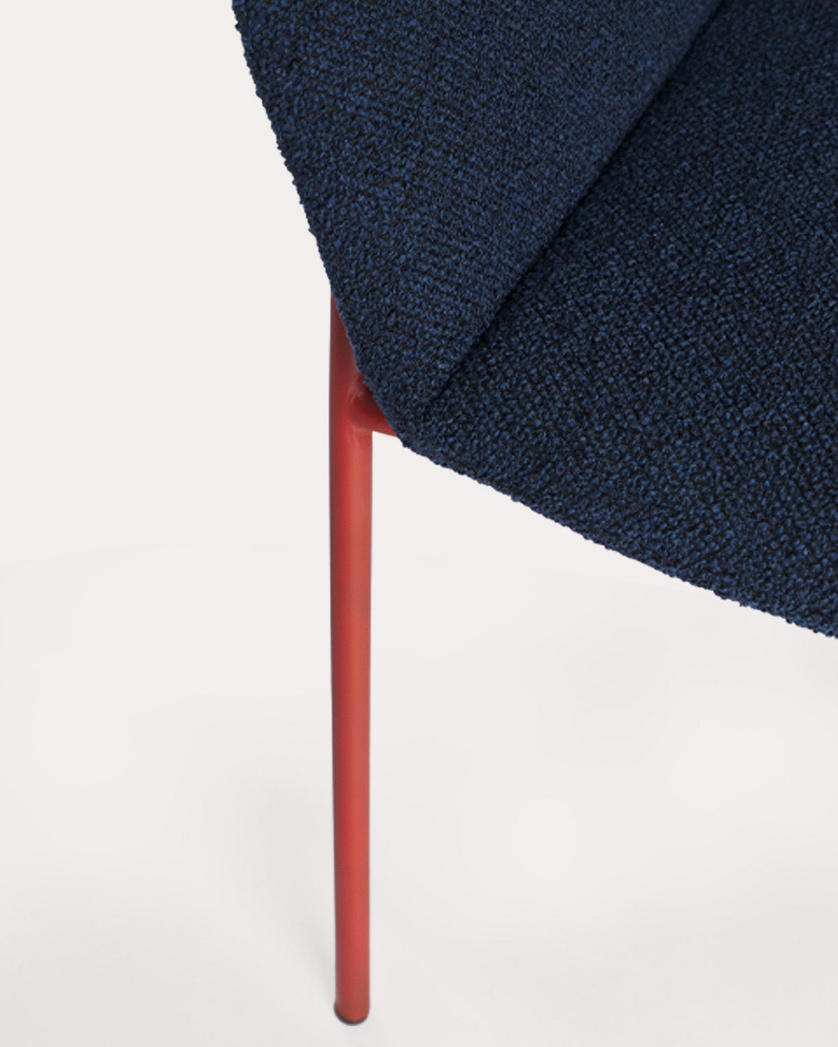 Aragon metal and fabric dining chair