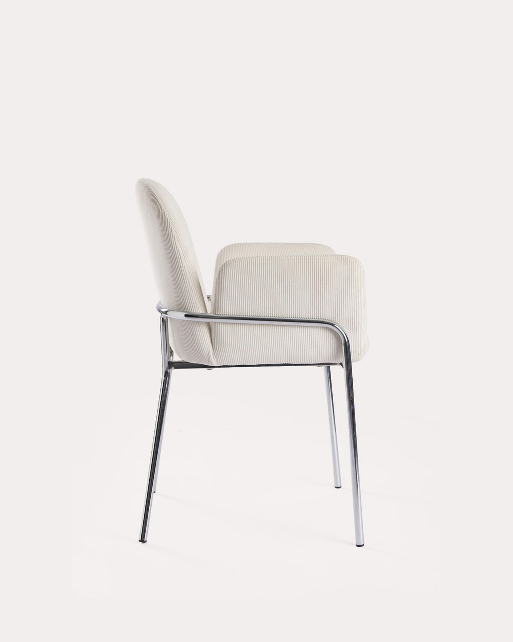 Aragon metal and fabric dining chair