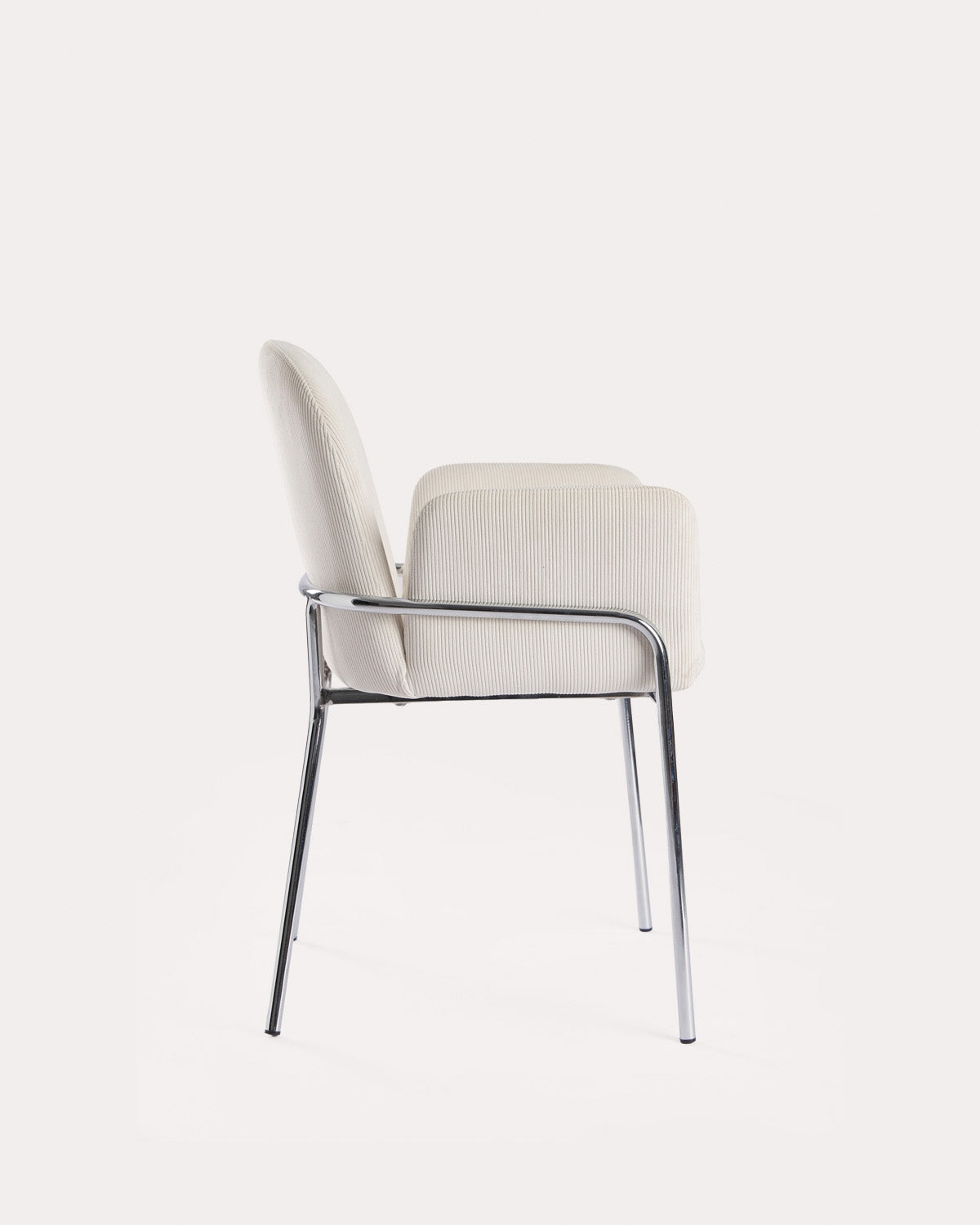 Aragon metal and fabric dining chair