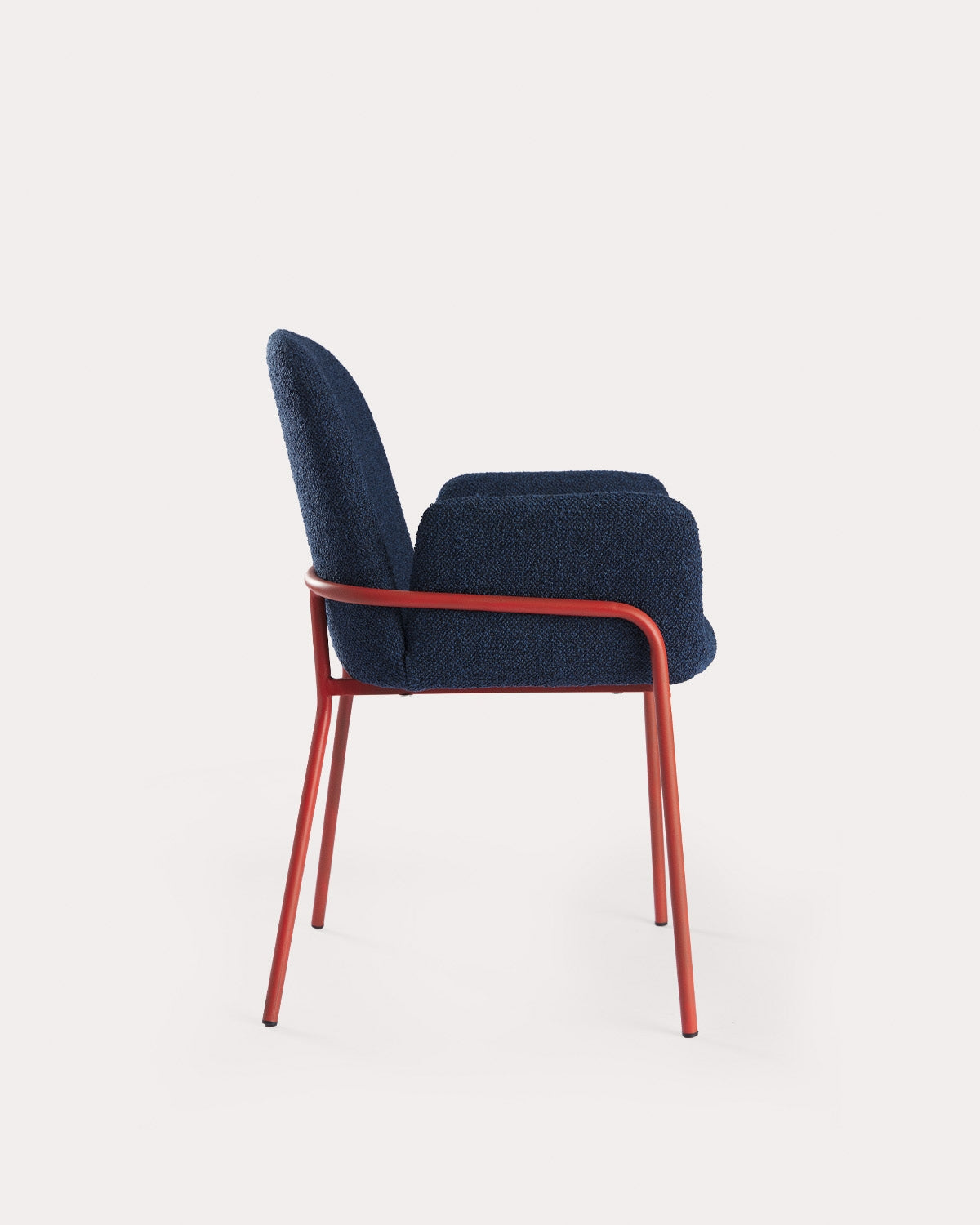 Aragon metal and fabric dining chair