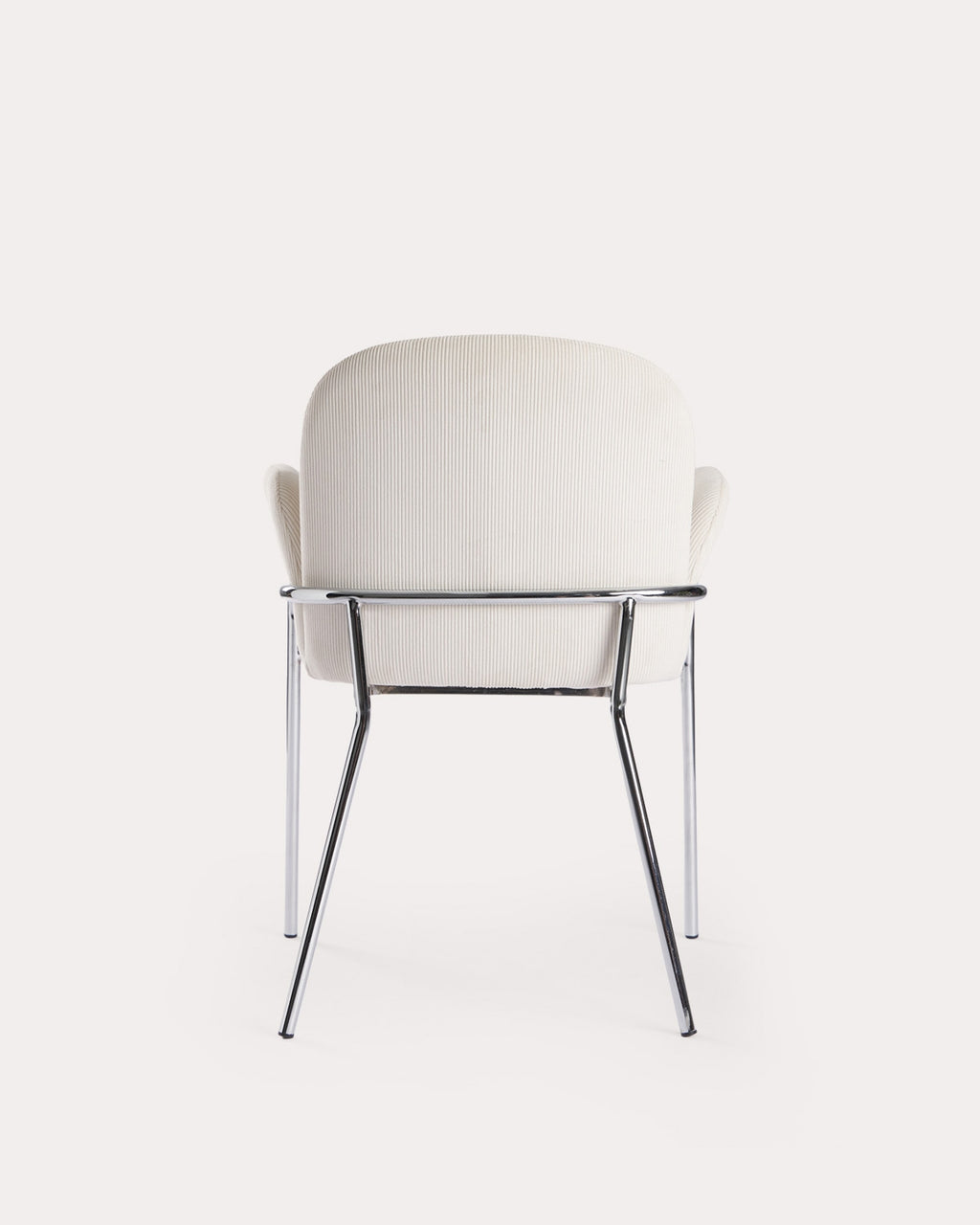 Aragon metal and fabric dining chair