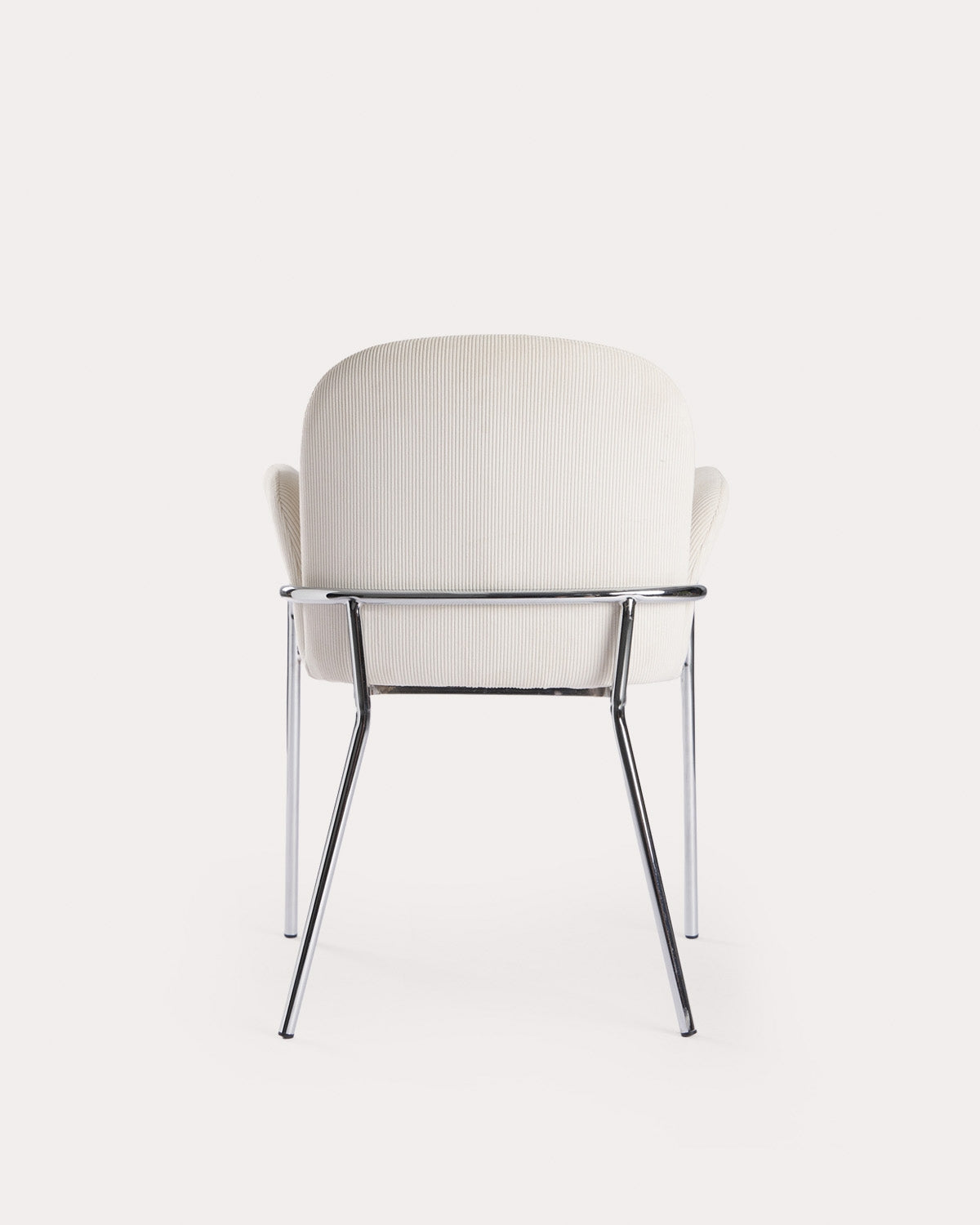 Aragon metal and fabric dining chair