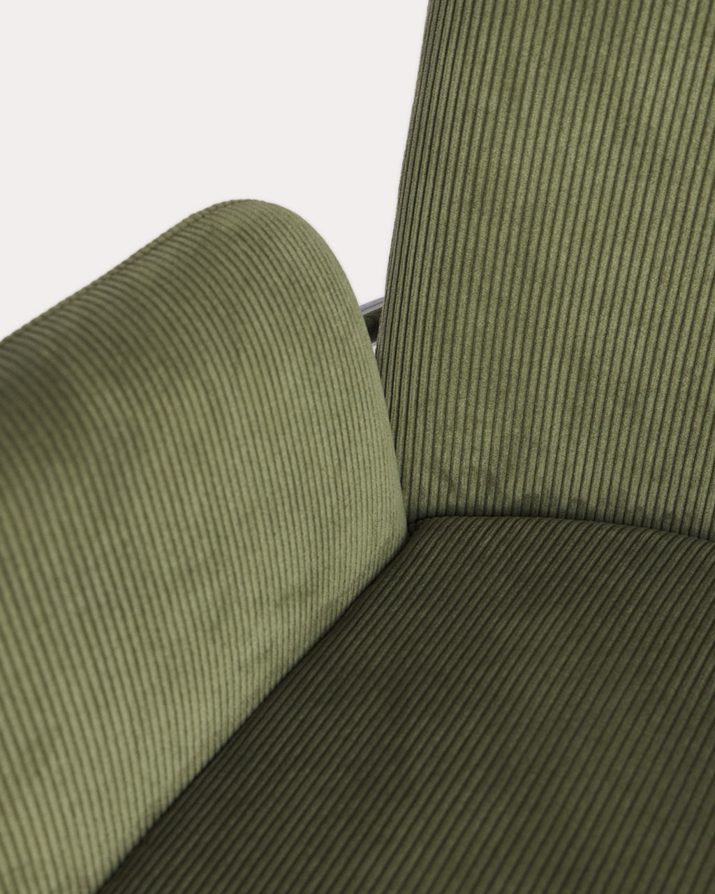 Aragon metal and fabric dining chair