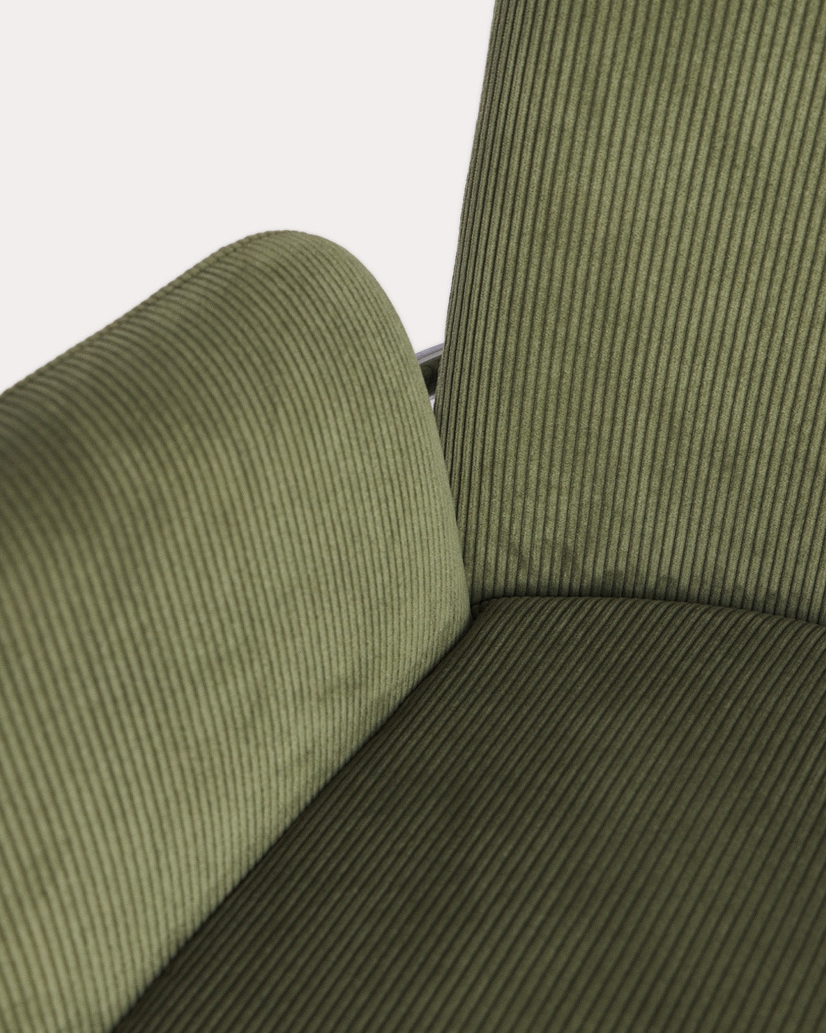 Aragon metal and fabric dining chair