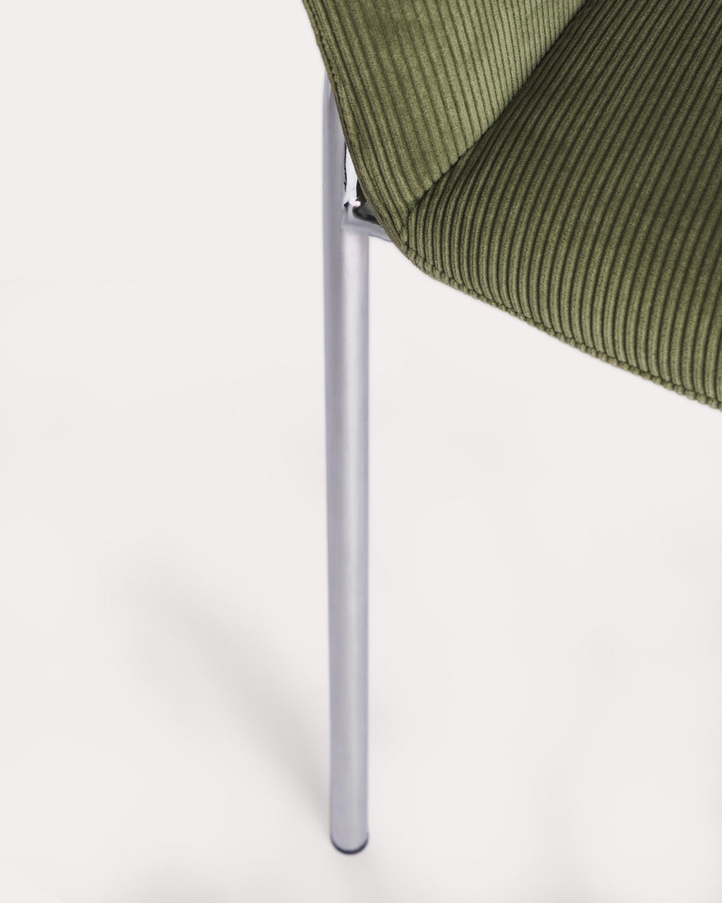 Aragon metal and fabric dining chair