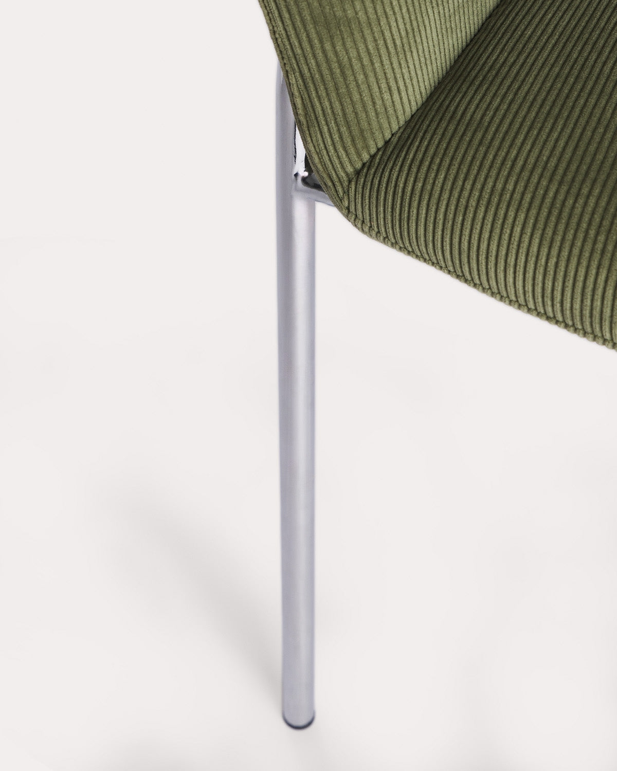 Aragon metal and fabric dining chair