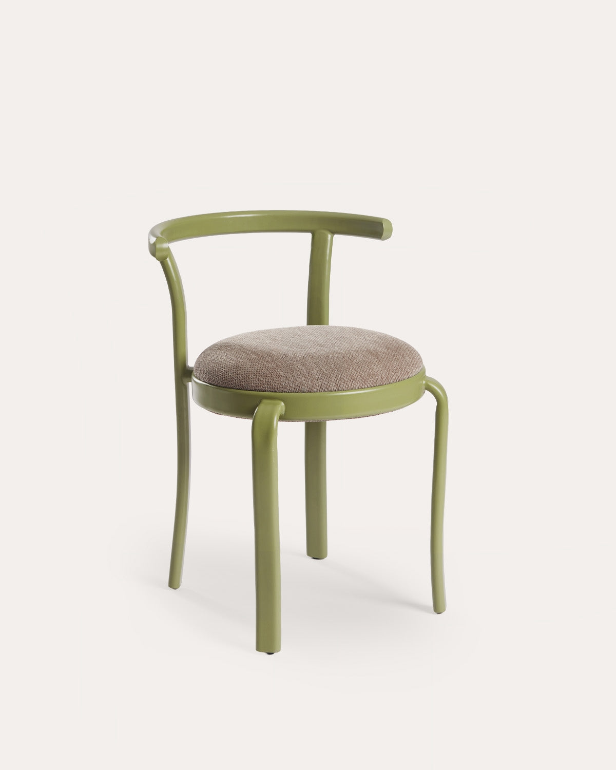 Biterit metal and fabric dining room chair