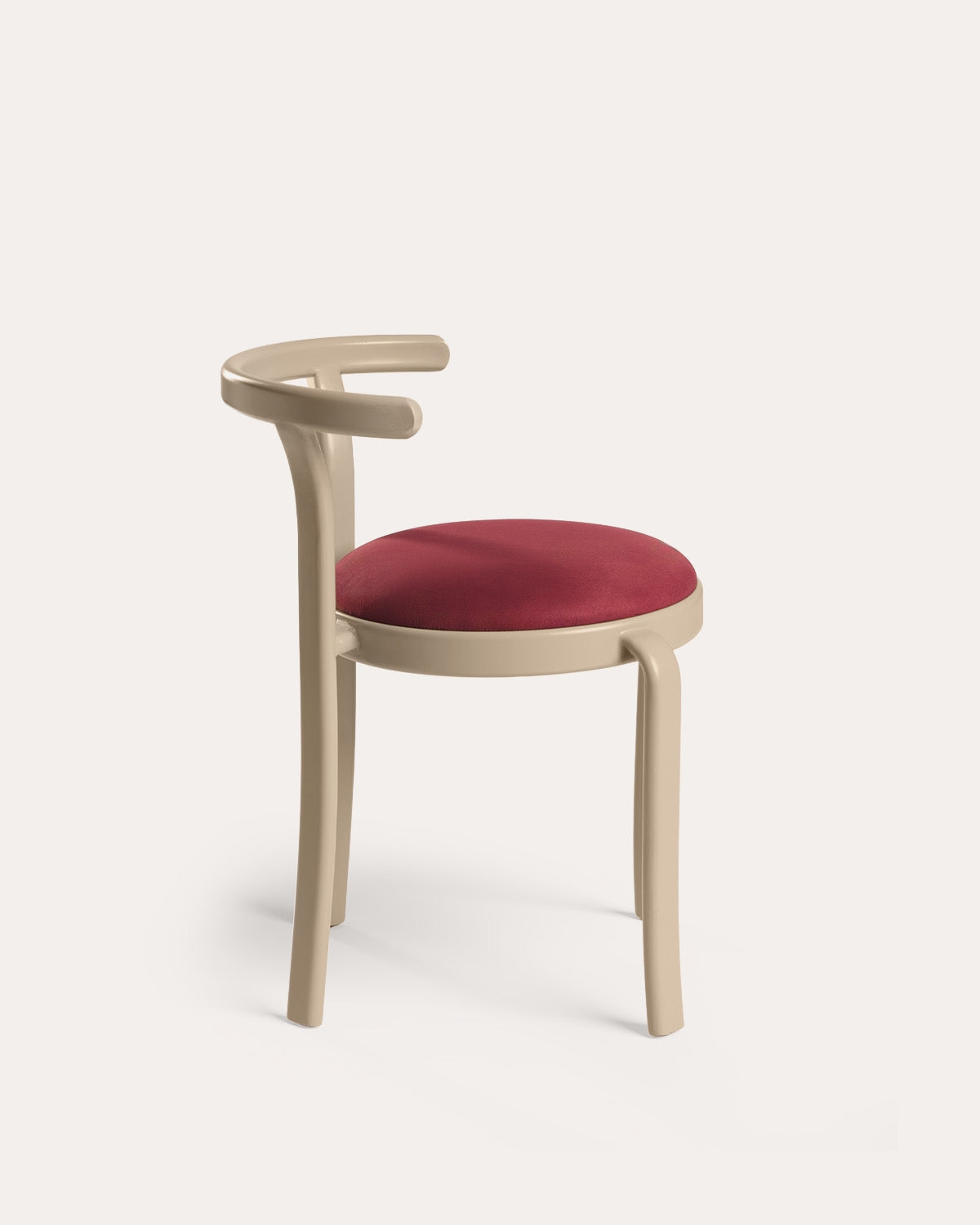 Biterit metal and fabric dining room chair