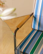 Edimbra metal and fabric dining chair