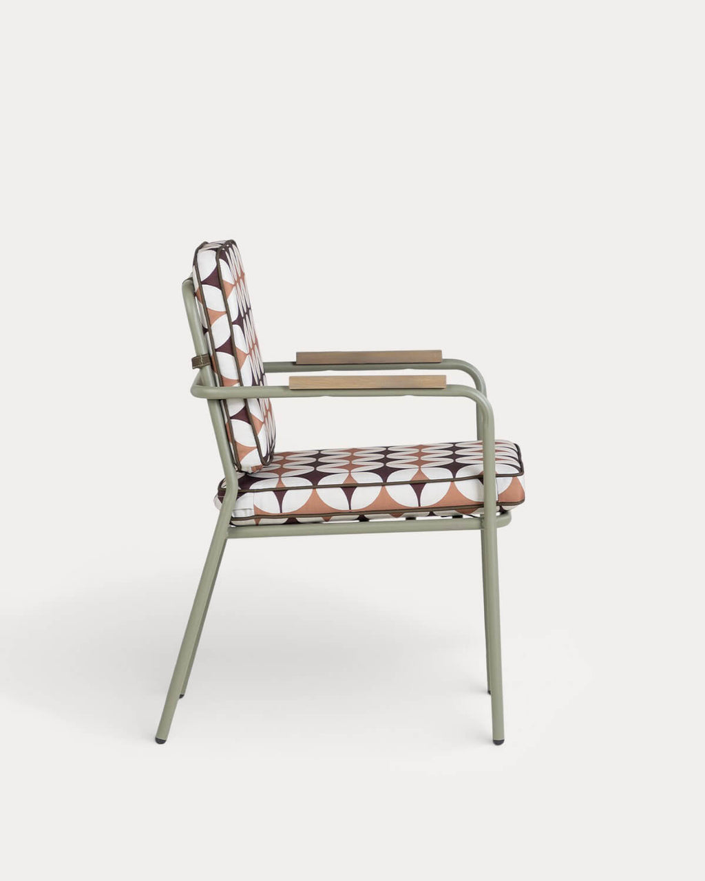 Edimbra metal and fabric dining chair