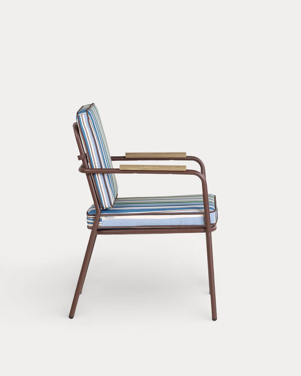 Edimbra metal and fabric dining chair