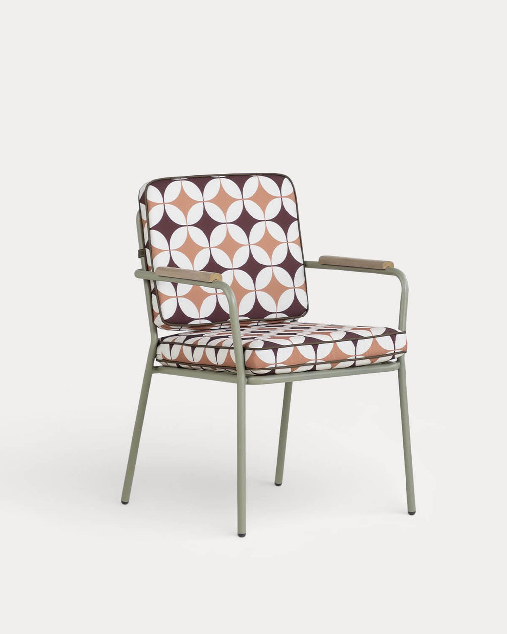 Edimbra metal and fabric dining chair