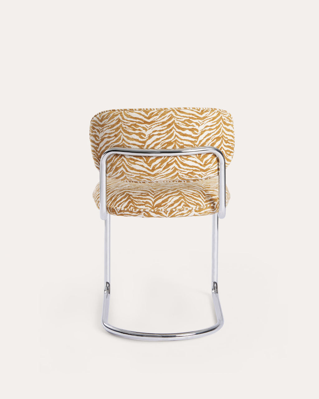 Jaena Metal and Fabric Dining Chair