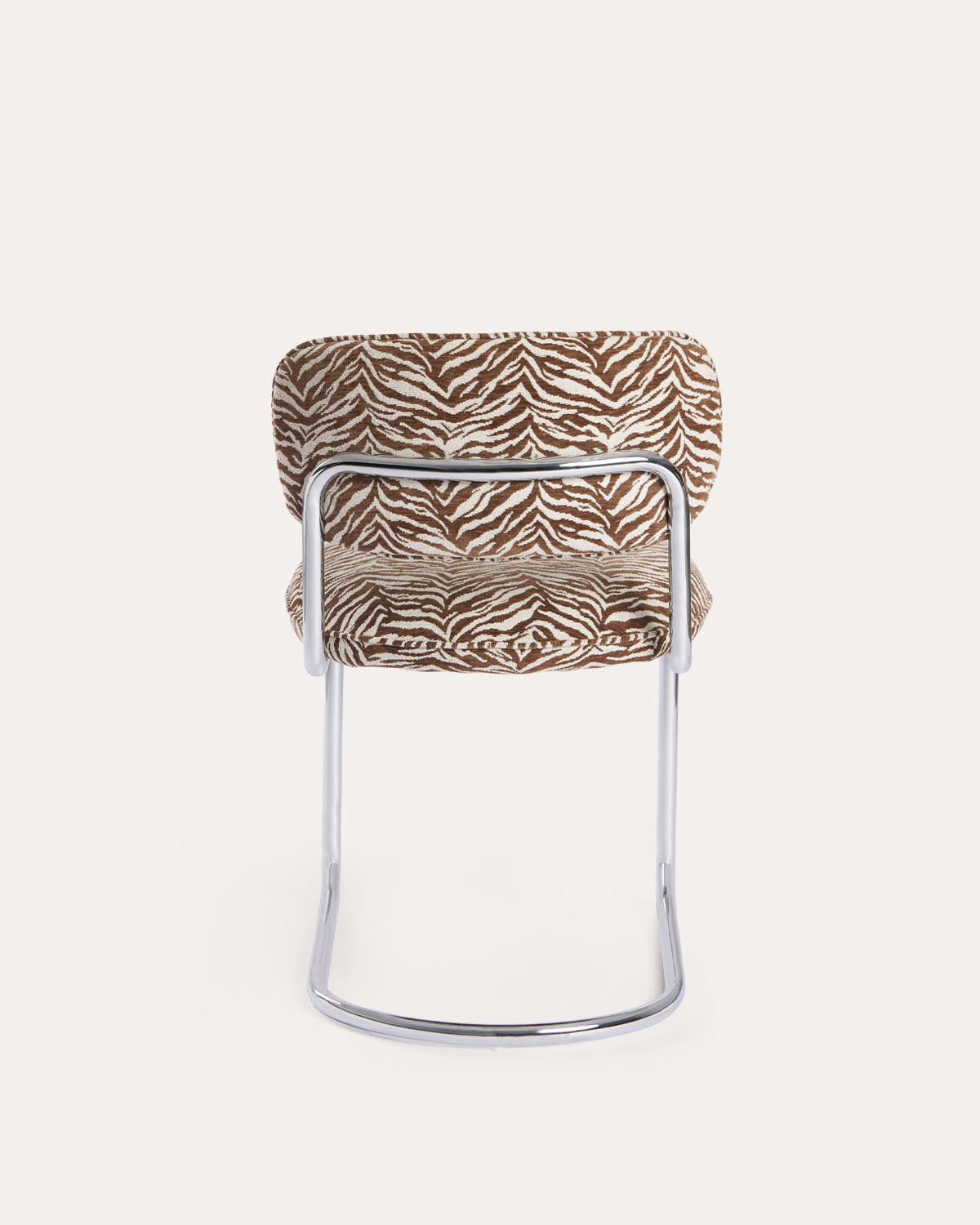 Jaena Metal and Fabric Dining Chair