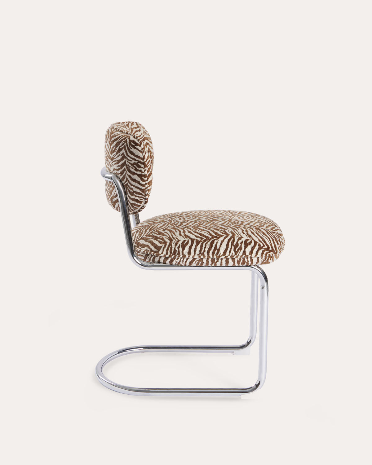 Jaena Metal and Fabric Dining Chair