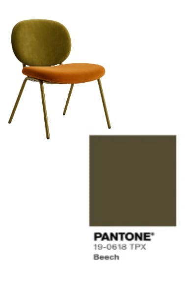 Mirabal Metal and Fabric Dining Chair