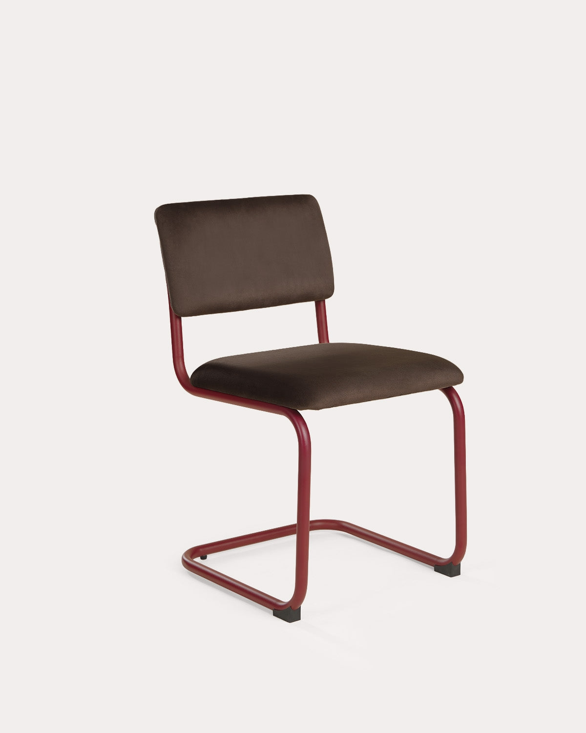Viola metal and fabric dining chair