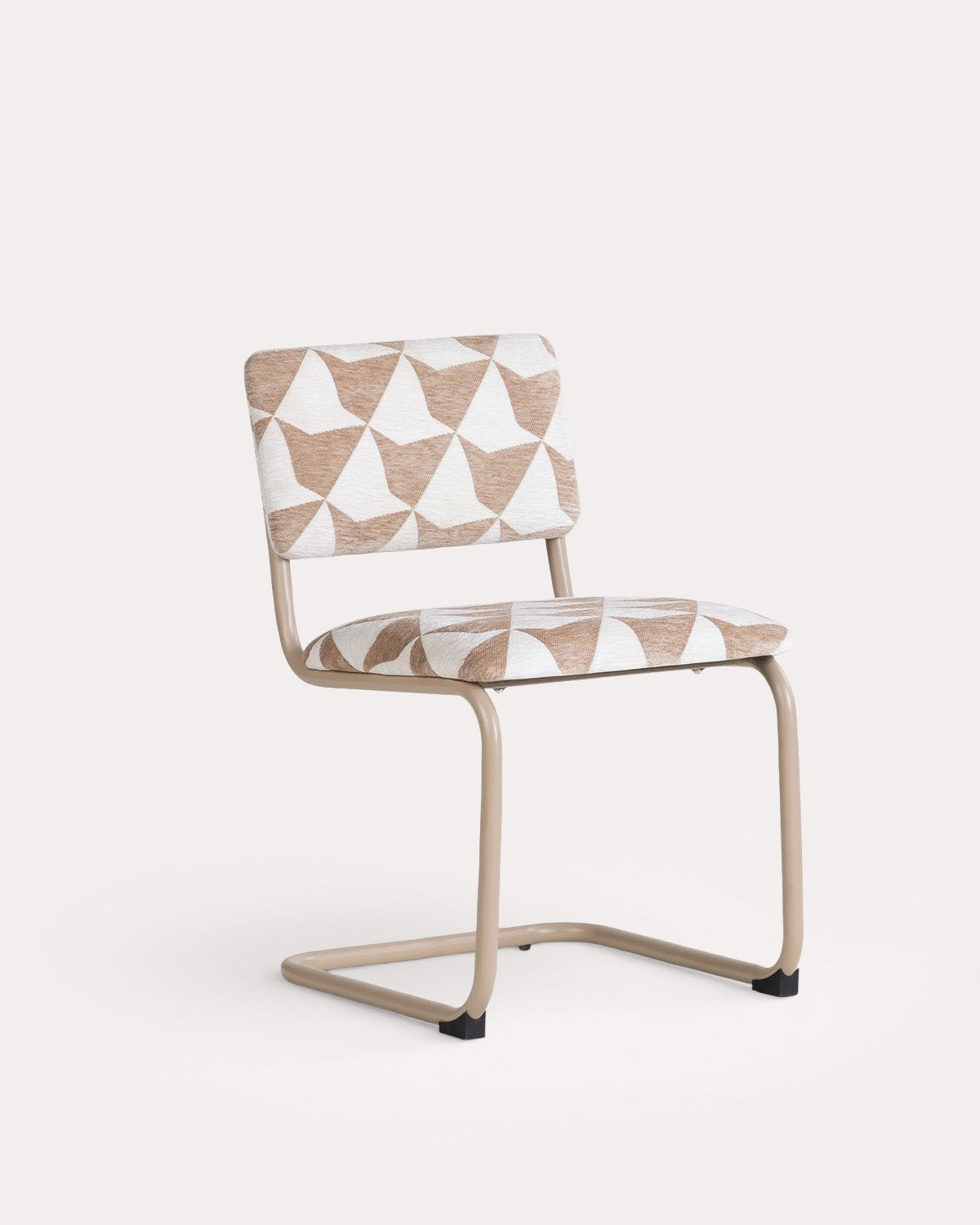 Viola metal and fabric dining chair