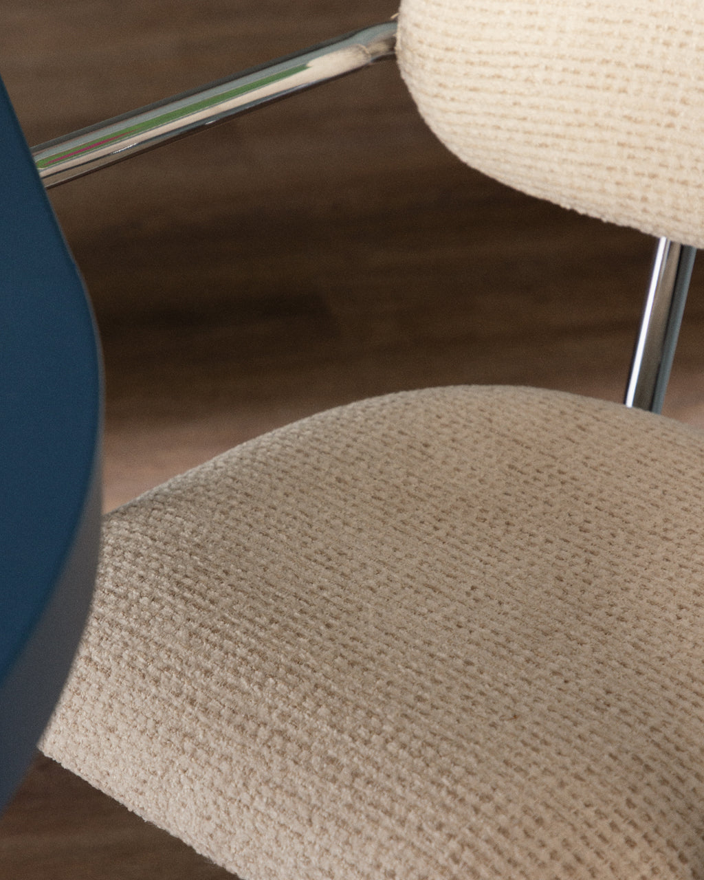 Yeray Metal and Fabric Dining Chair