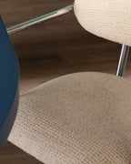 Yeray Metal and Fabric Dining Chair