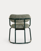 Yeray Metal and Fabric Dining Chair