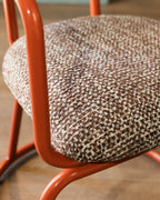 Yeray Metal and Fabric Dining Chair