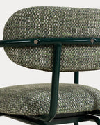 Yeray Metal and Fabric Dining Chair