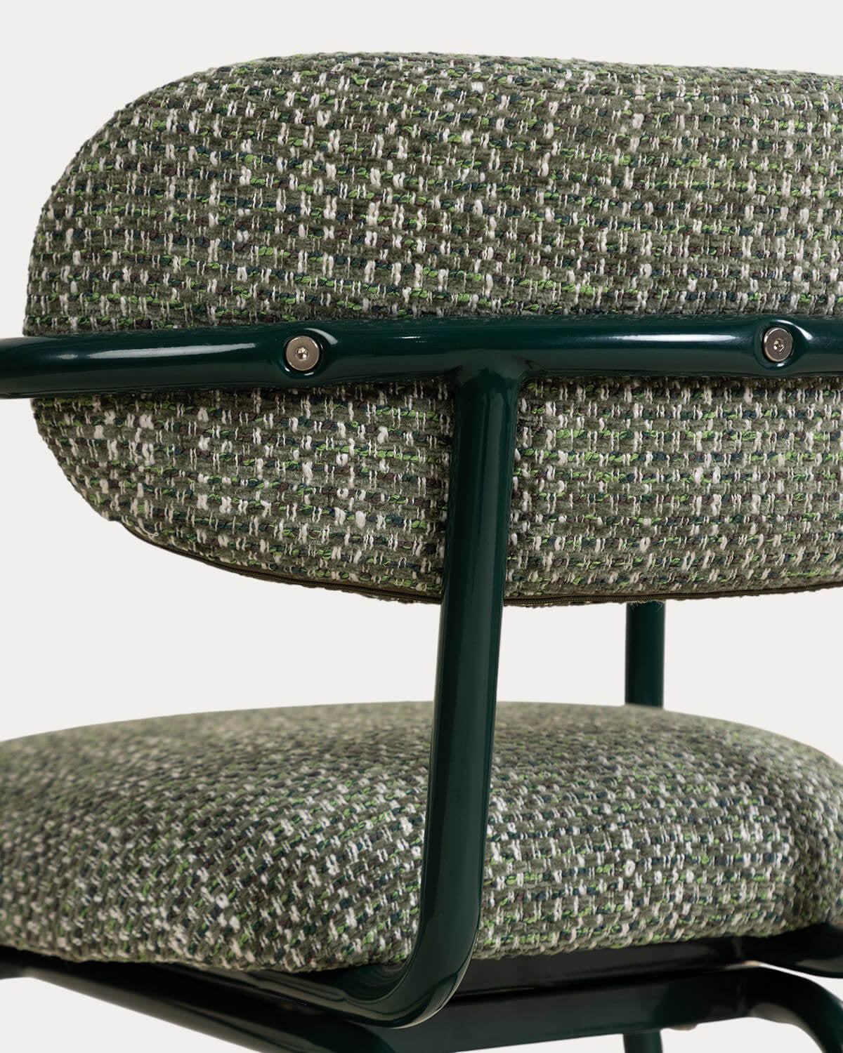 Yeray Metal and Fabric Dining Chair