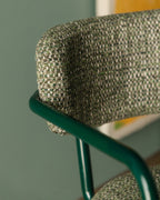 Yeray Metal and Fabric Dining Chair