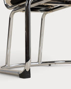 Yeray Metal and Fabric Dining Chair