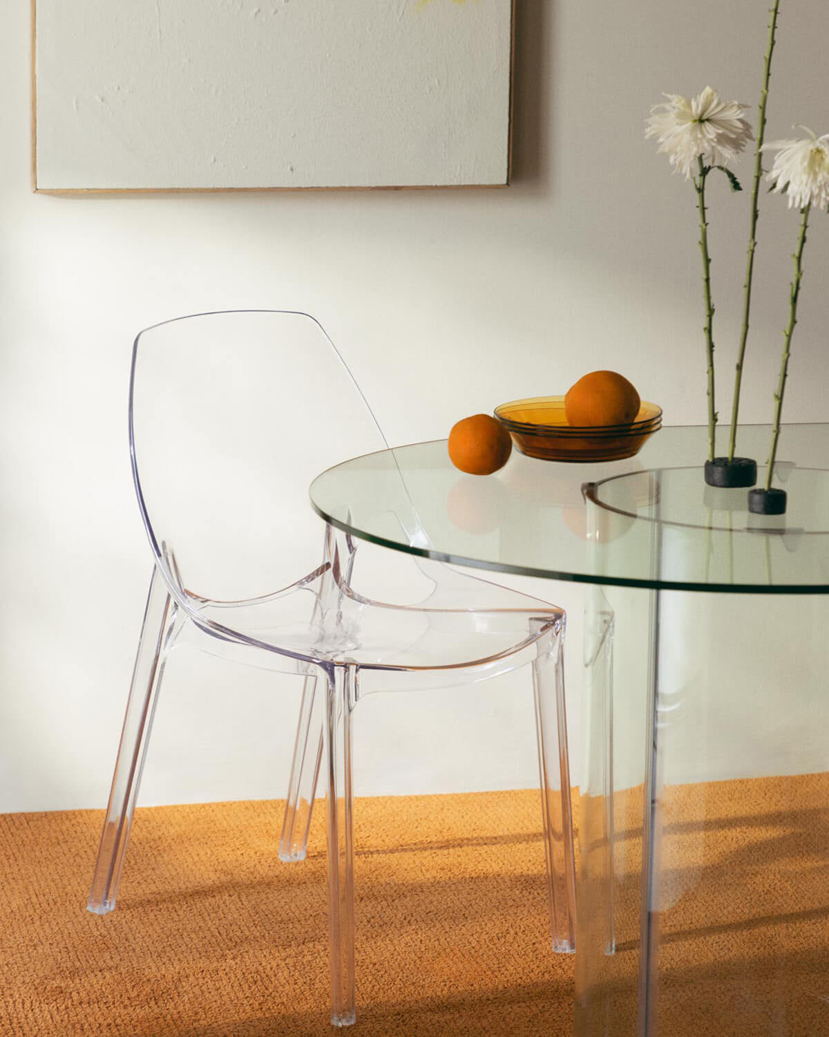 Piaris polycarbonate dining chair