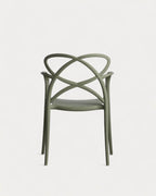 Polypropylene Dining Chair with Armrests Cielo